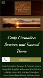 Mobile Screenshot of cadycremationservices.com